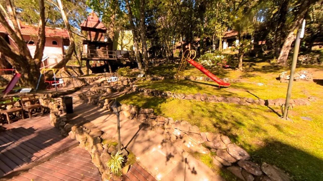 Apto No Centro De Gramado Com Piscina Termica ภายนอก รูปภาพ