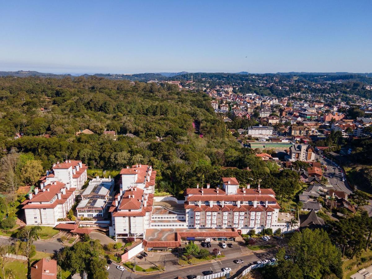 Apto No Centro De Gramado Com Piscina Termica ภายนอก รูปภาพ