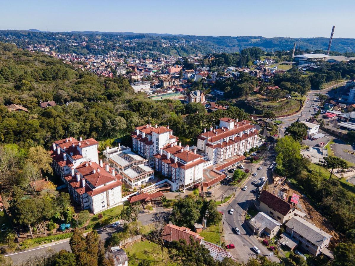 Apto No Centro De Gramado Com Piscina Termica ภายนอก รูปภาพ