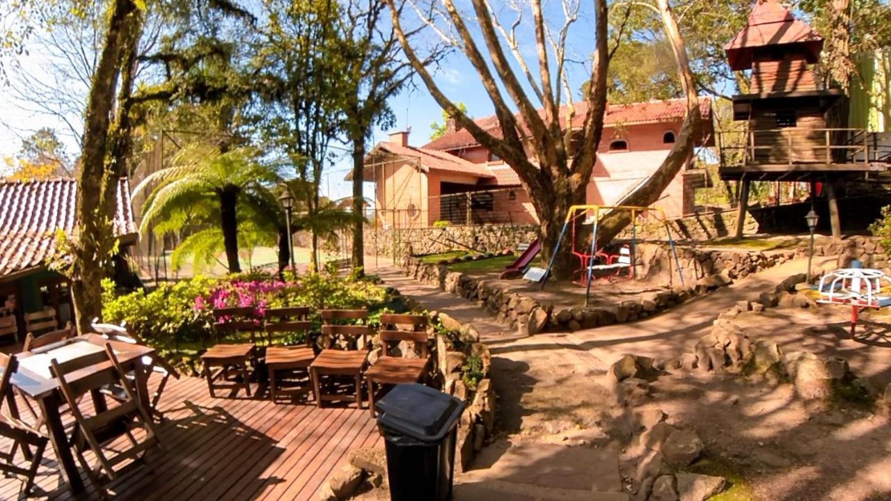 Apto No Centro De Gramado Com Piscina Termica ภายนอก รูปภาพ