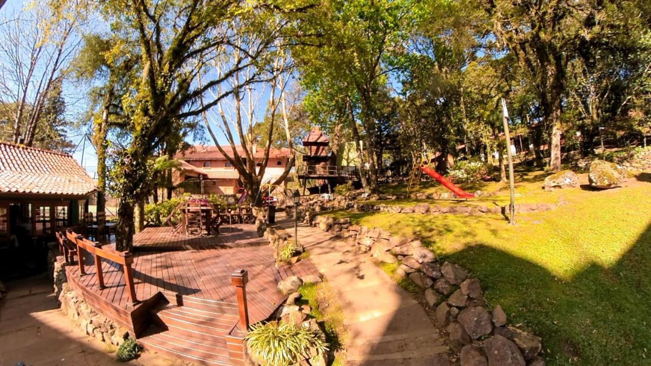 Apto No Centro De Gramado Com Piscina Termica ภายนอก รูปภาพ